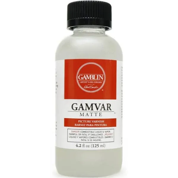 Gamblin Gamvar Matte Varnish - 8.5 oz bottle