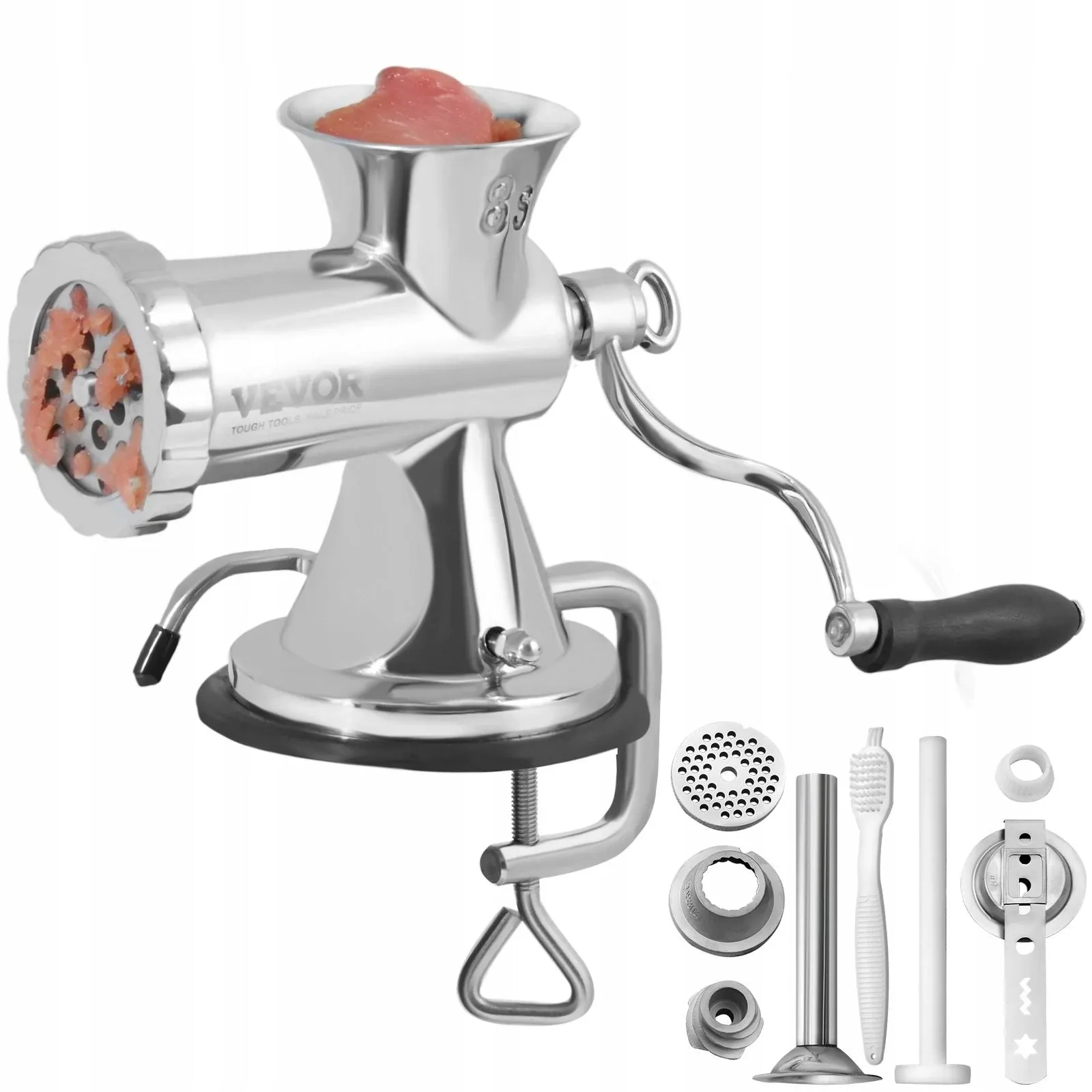 VEVOR Manual Meat Grinder Hand Meat Grinder Suction Cup Base Meat Grinder Manual