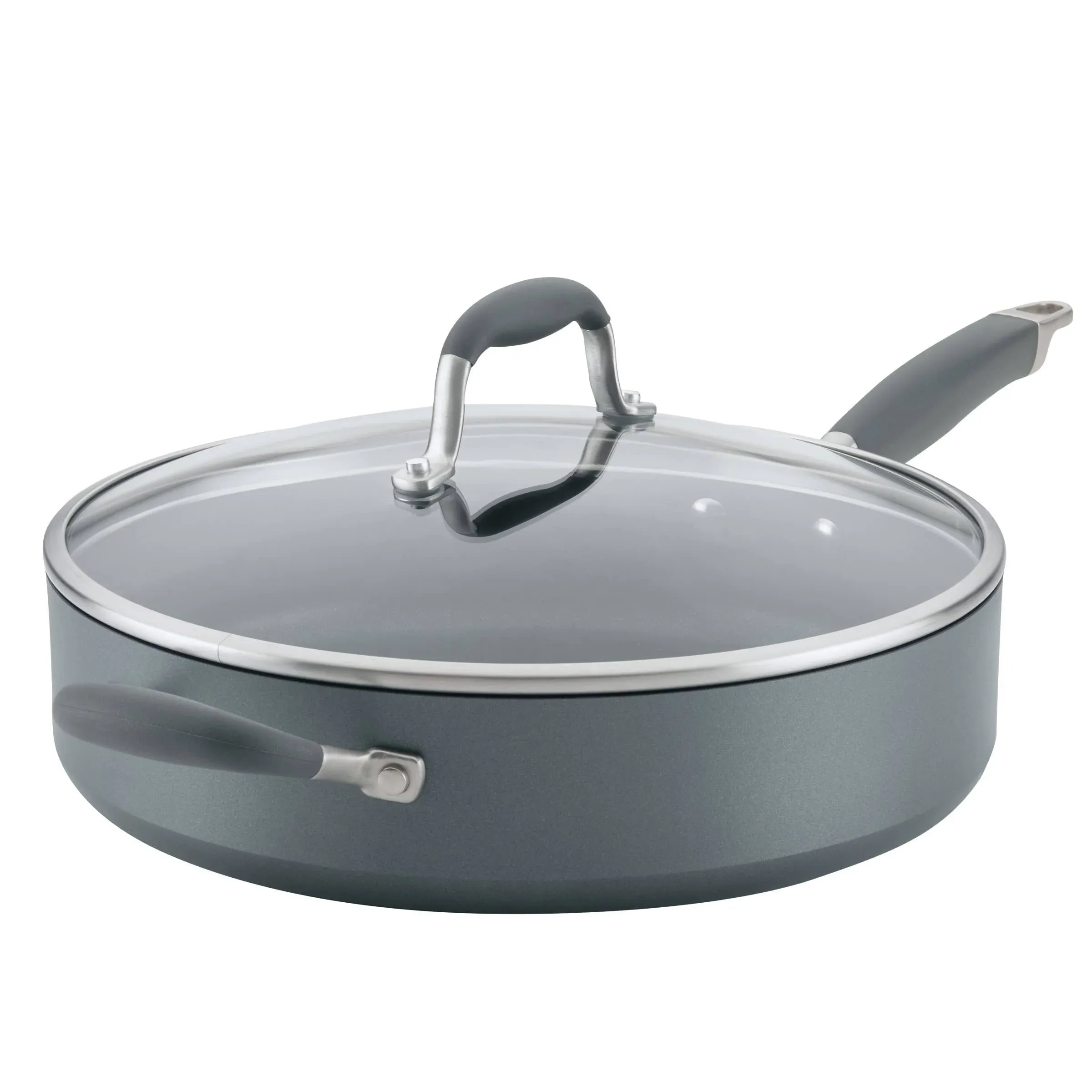 Anolon Advanced Home Hard-Anodized Nonstick 5-Qt. Saute Pan with Helper Handle