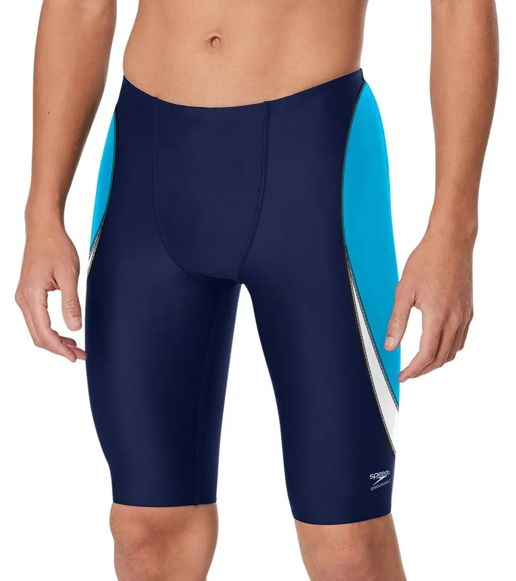 Speedo Men's Standard Swimsuit Jammer Endurance+ Splice Team Colors