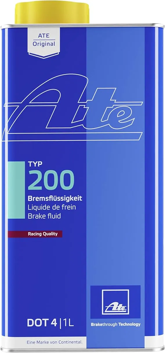 ATE Original TYP 200 Racing Quality DOT 4 Brake Fluid, 1 Liter Can