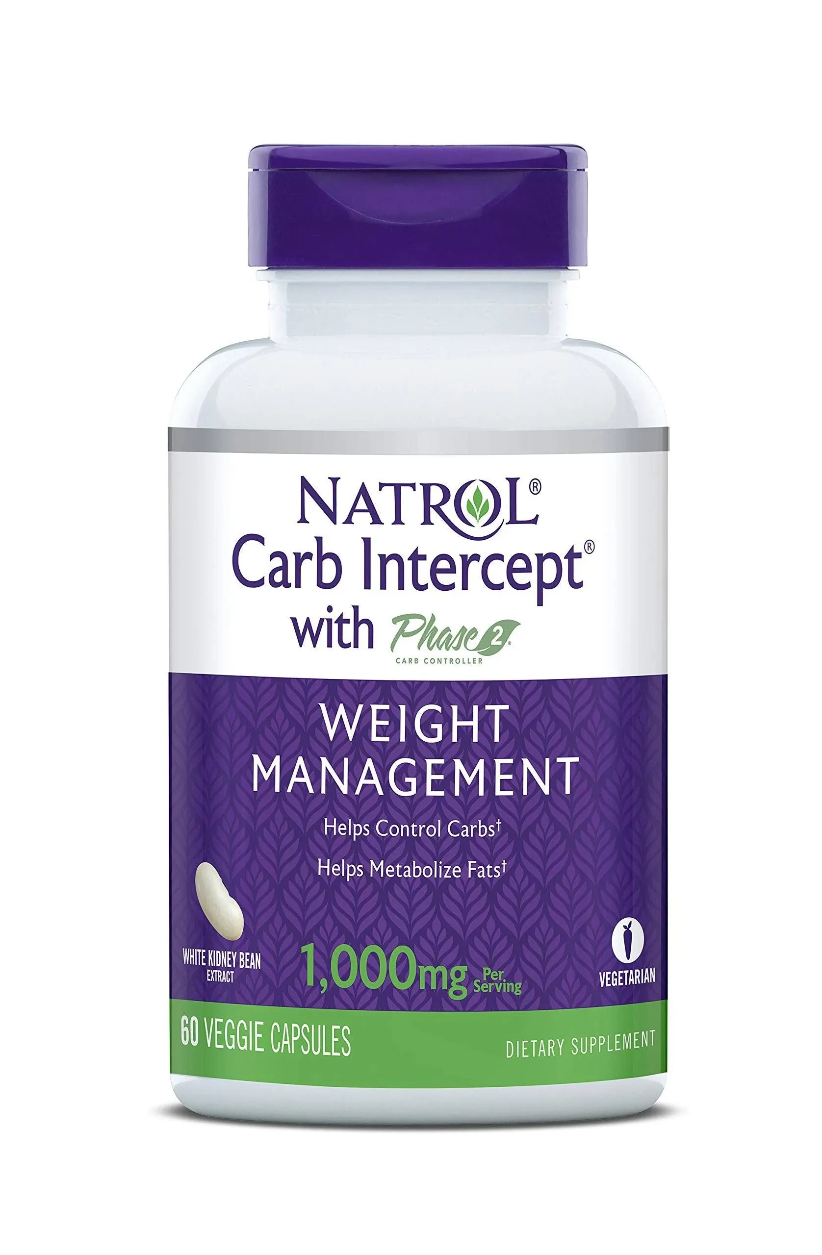 Natrol Carb Intercept Phase 2 Capsules