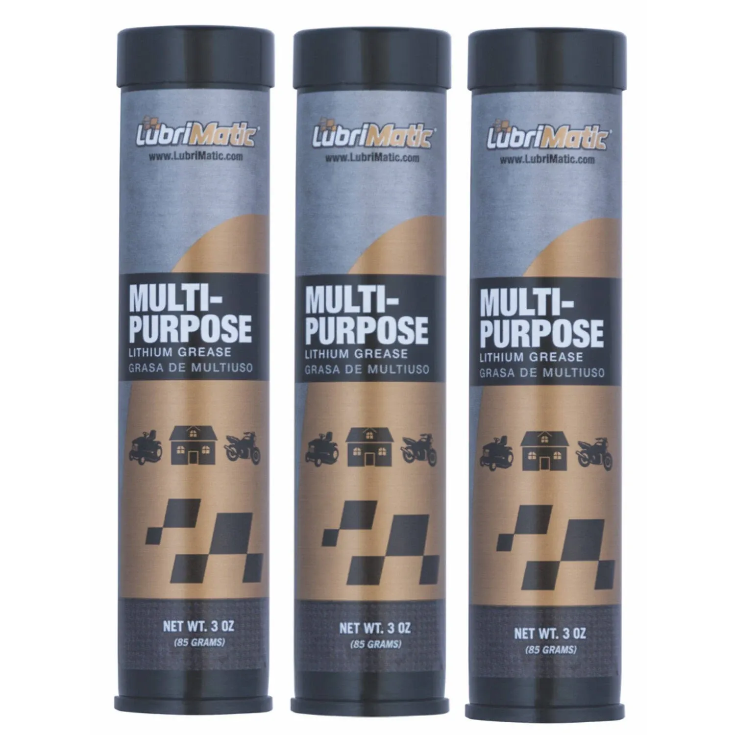 LubriMatic 11312 3 Oz Muliti-Purpose Lithium Grease 3 Pack