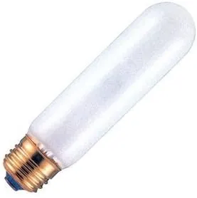 (5 Pack) Bulbrite 60T10F 60-Watt Incandescent T10 Tubular Light, Frost