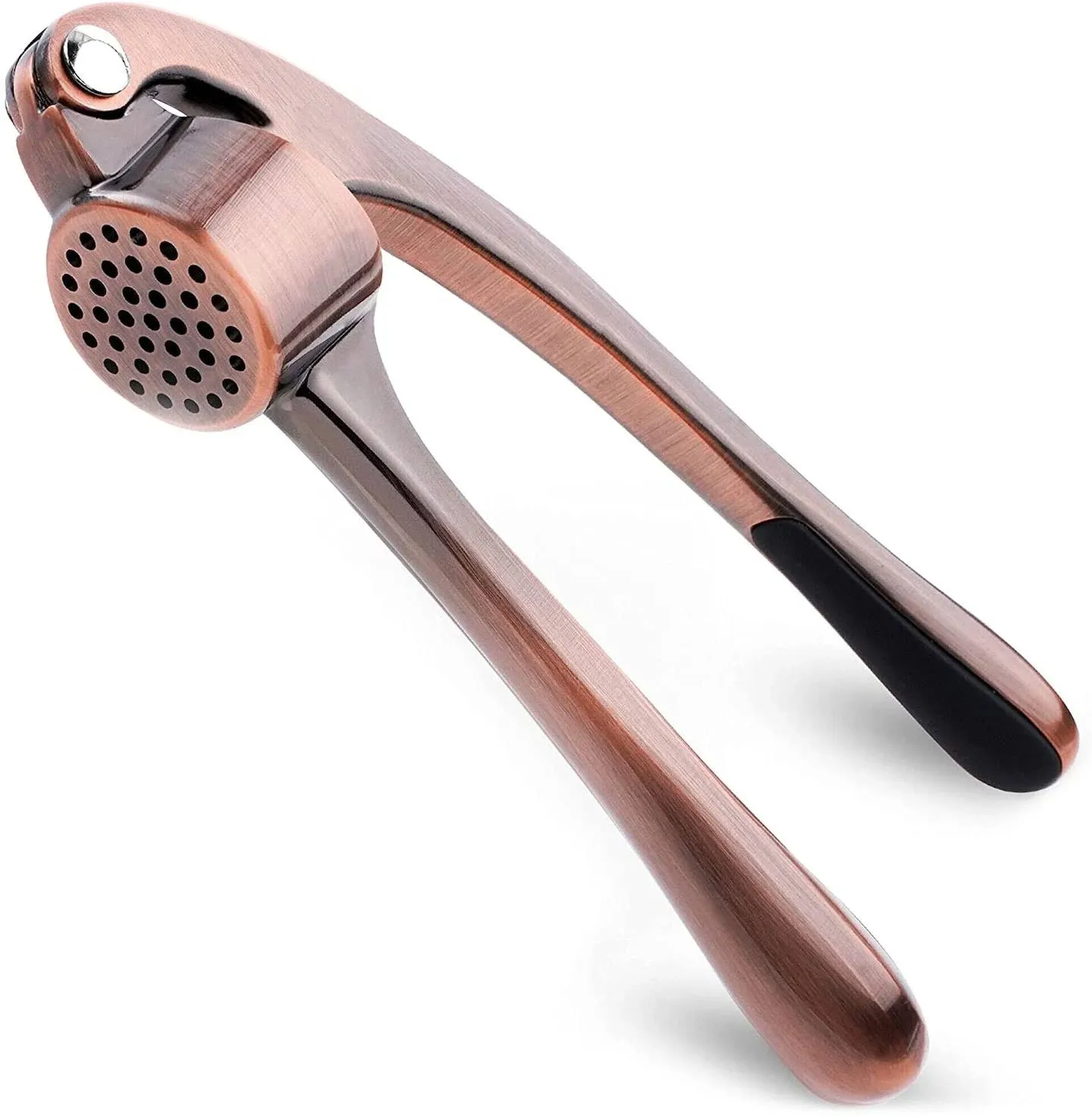 Zulay Kitchen Garlic Press - Silver / Ergonomic Handle