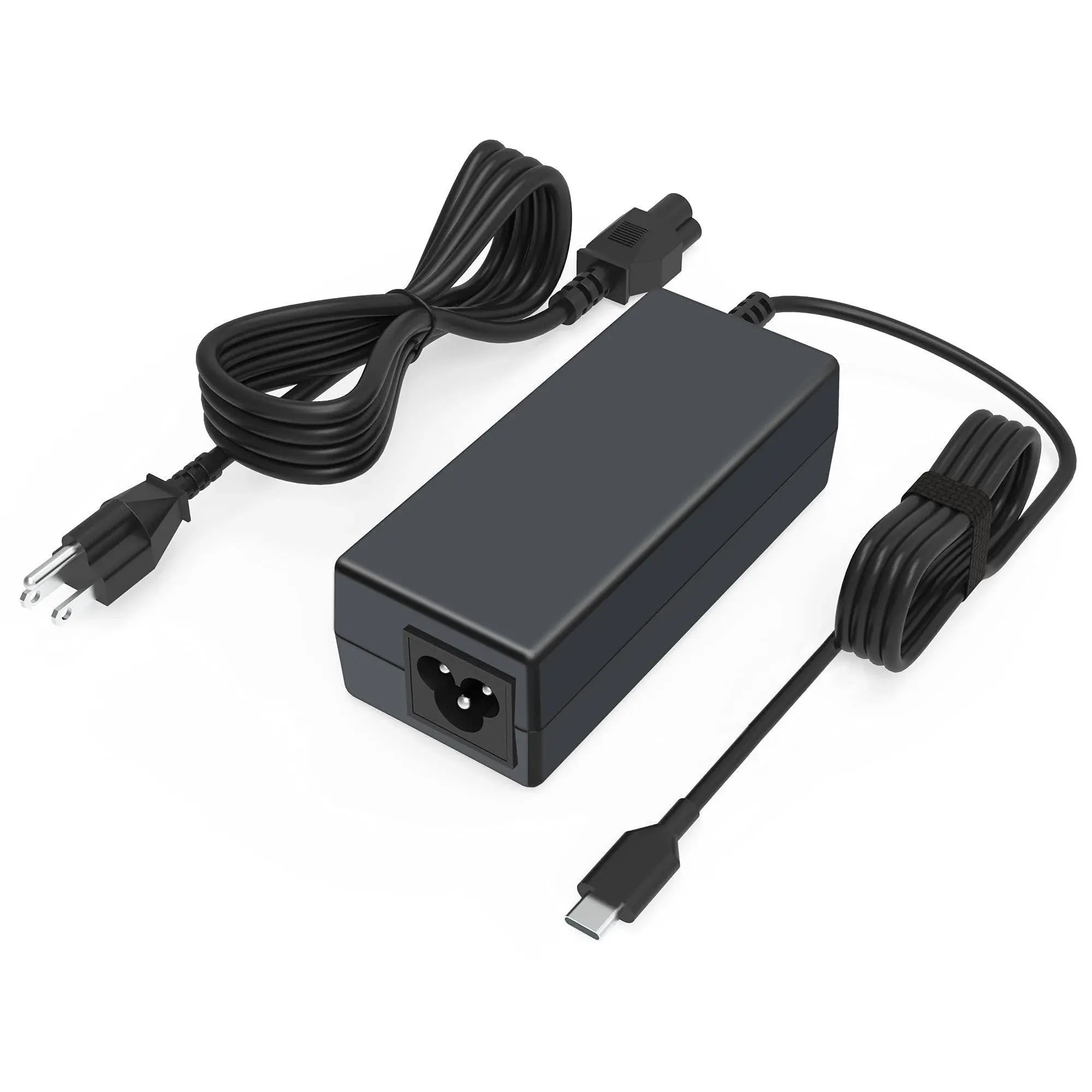 65W 45W USB C Charger for Dell Chromebook 3100 3300 3380 3400 3500 5190 5300 ...