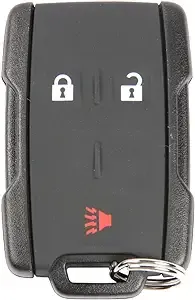 GM Genuine Parts 13577771 3 Button Keyless Entry Remote Key Fob, Black