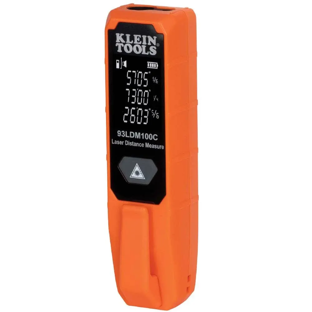 Klein Tools 93LDM100C 100 ft. Compact Laser Distance Measure