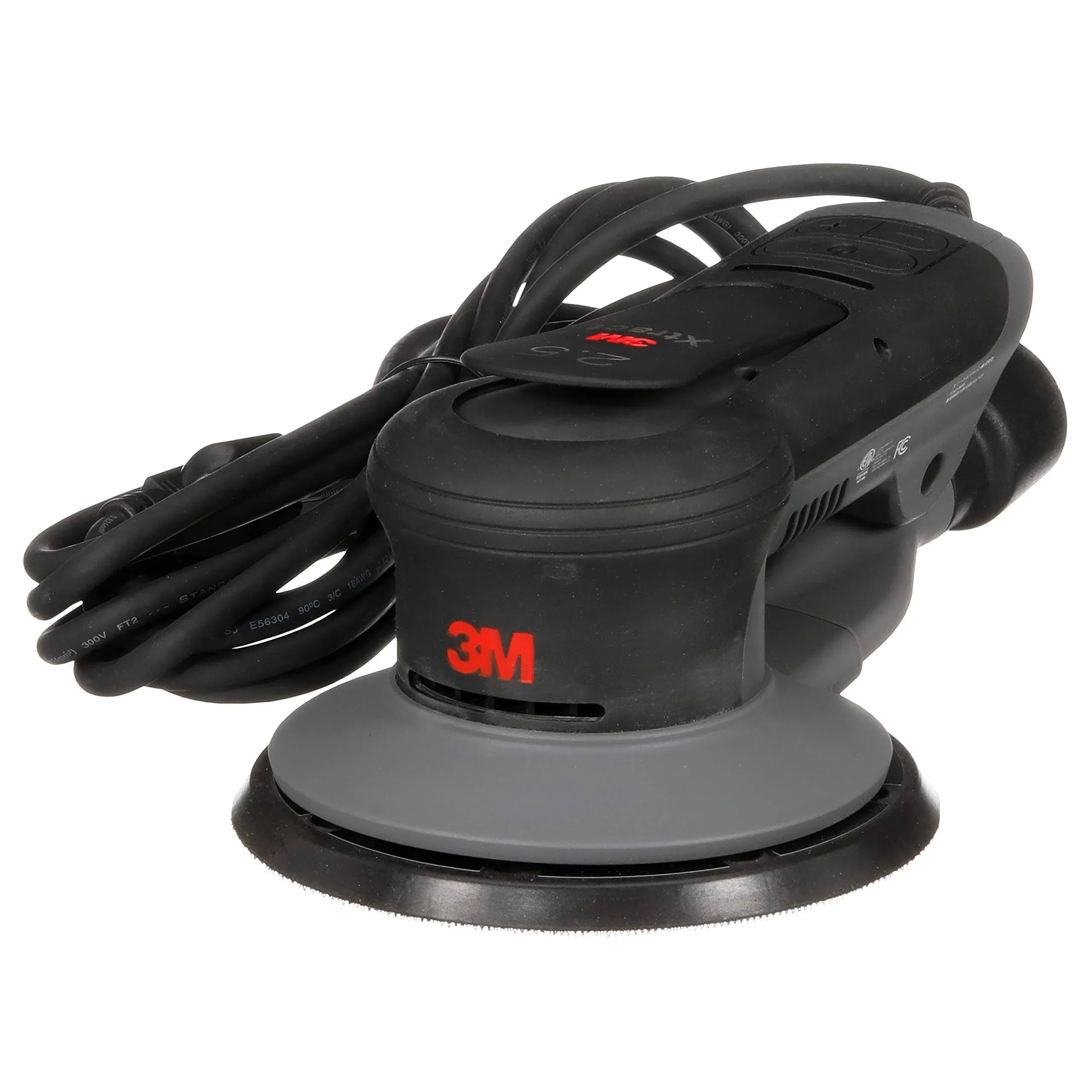 3M Xtract Electric Random Orbital Sander, Ergonomic and Lightweight ROS, 88760, 6 in, Central Vacuum, 3/16 in Orbit, 110V, 350W Motor, Metal Fabrication, Woodworking