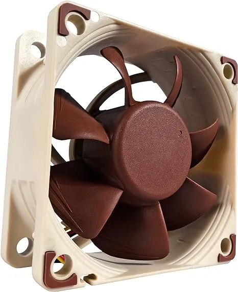 Noctua NF-A6x25 FLX, Premium Quiet Fan, 3-Pin (60mm, Brown)