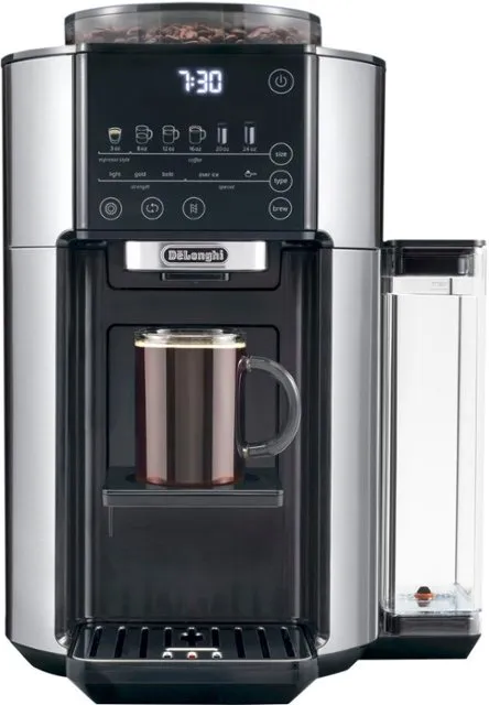 De'Longhi TrueBrew Automatic Coffee Maker with Bean Extract Technology - Black Matte