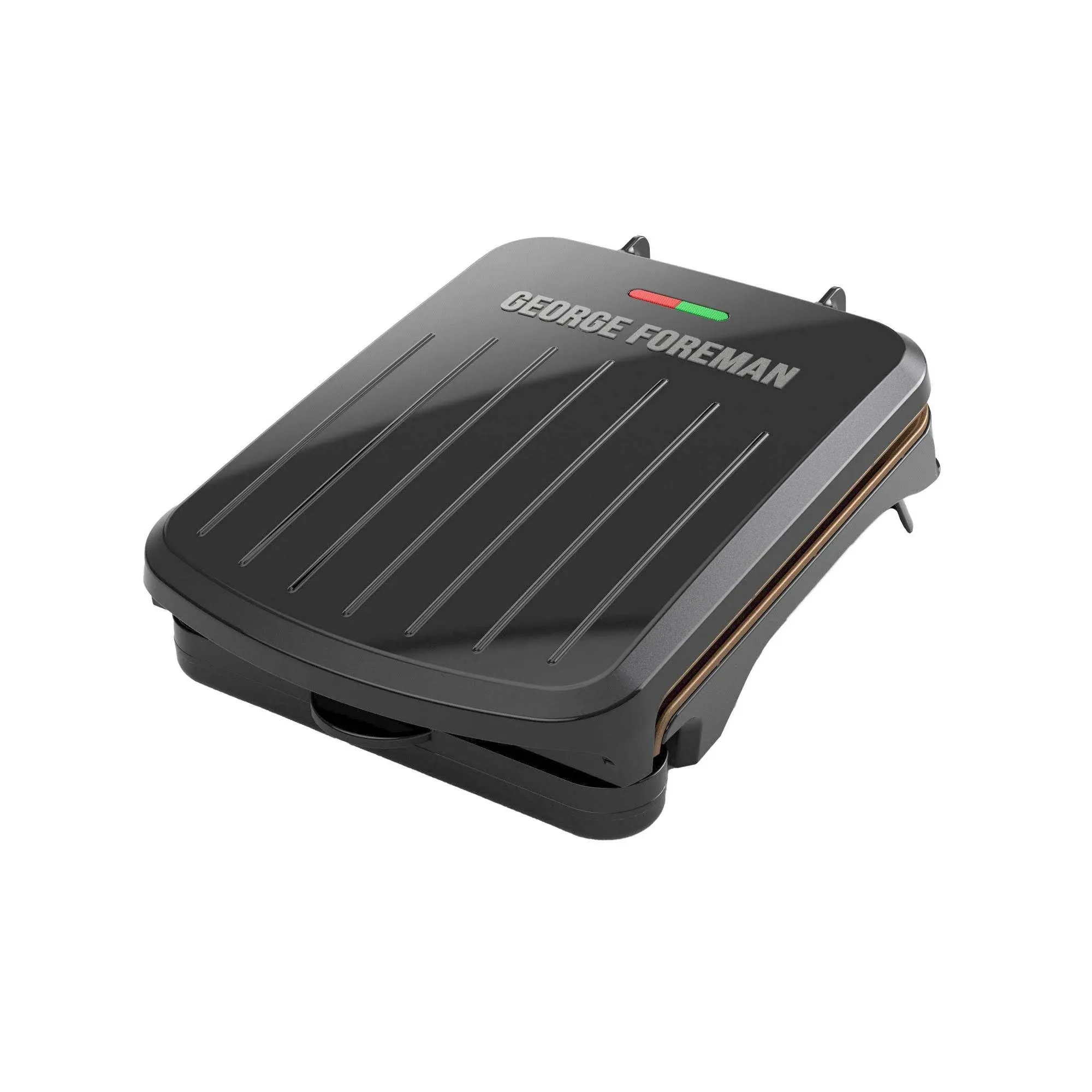 George Foreman 2 Serving Classic Plate Electric Grill & Panini Press - Black