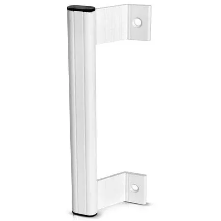 Sliding Door Pull - New Update Sliding Glass Door Pull Handle 6-5/8 in. Mounting Holes for Old or Damaged Door Handle Pull - for Right or Left - (White)