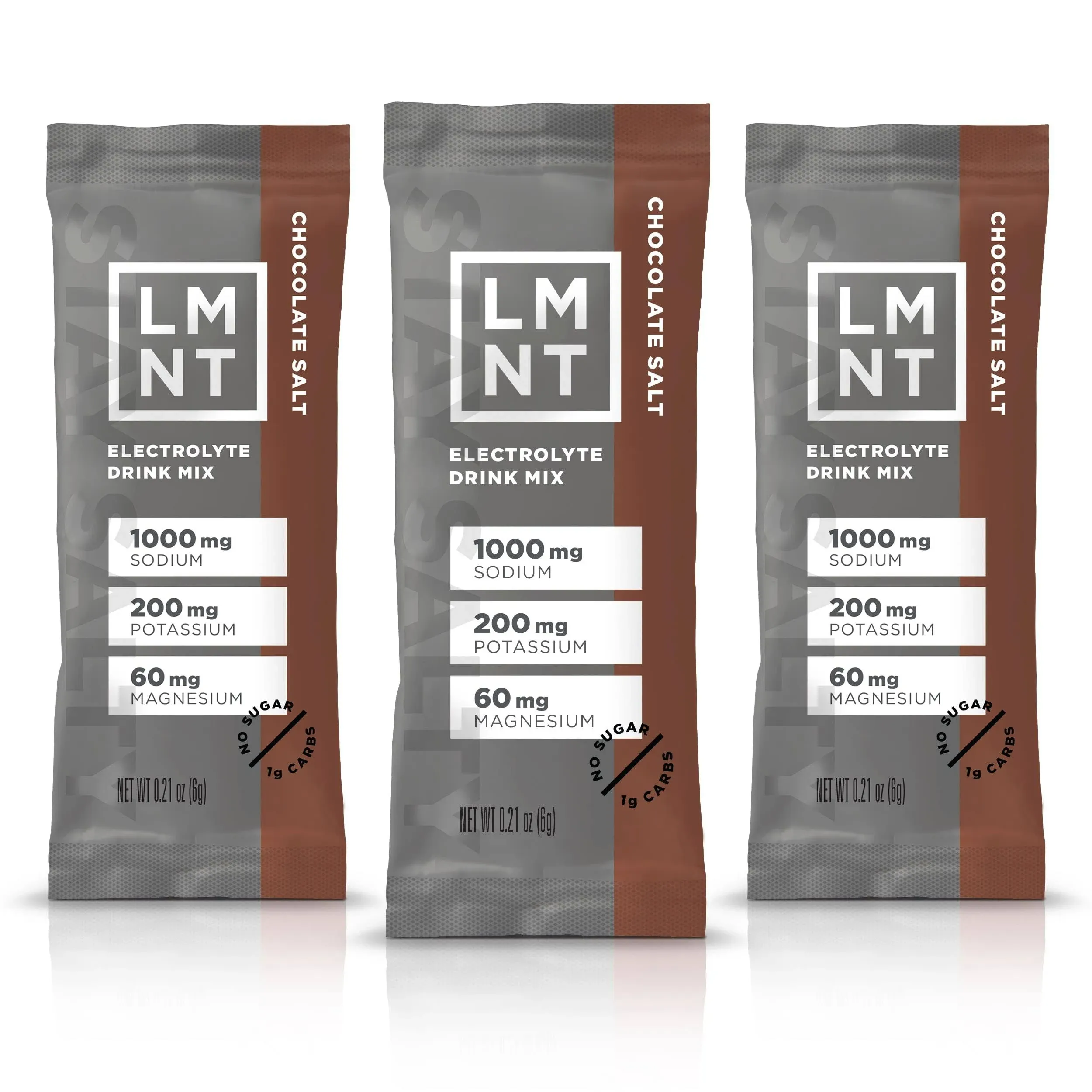 LMNT Keto Electrolyte Powder Packets | Paleo Hydration Powder | No Sugar, No Artificial Ingredients | Hot Chocolate Salt | 30 Stick Packs