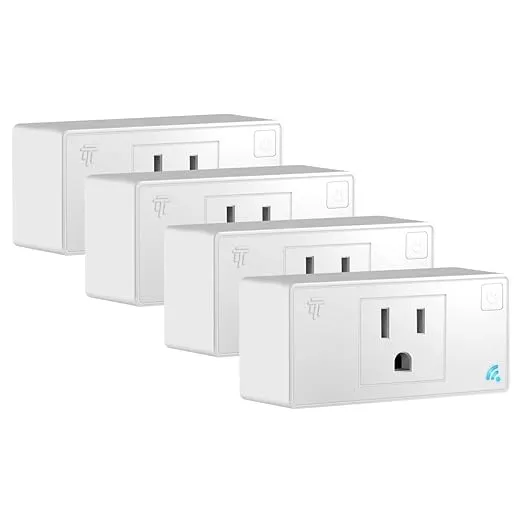 Topgreener Smart Mini Wi-Fi Plug 4-Pack