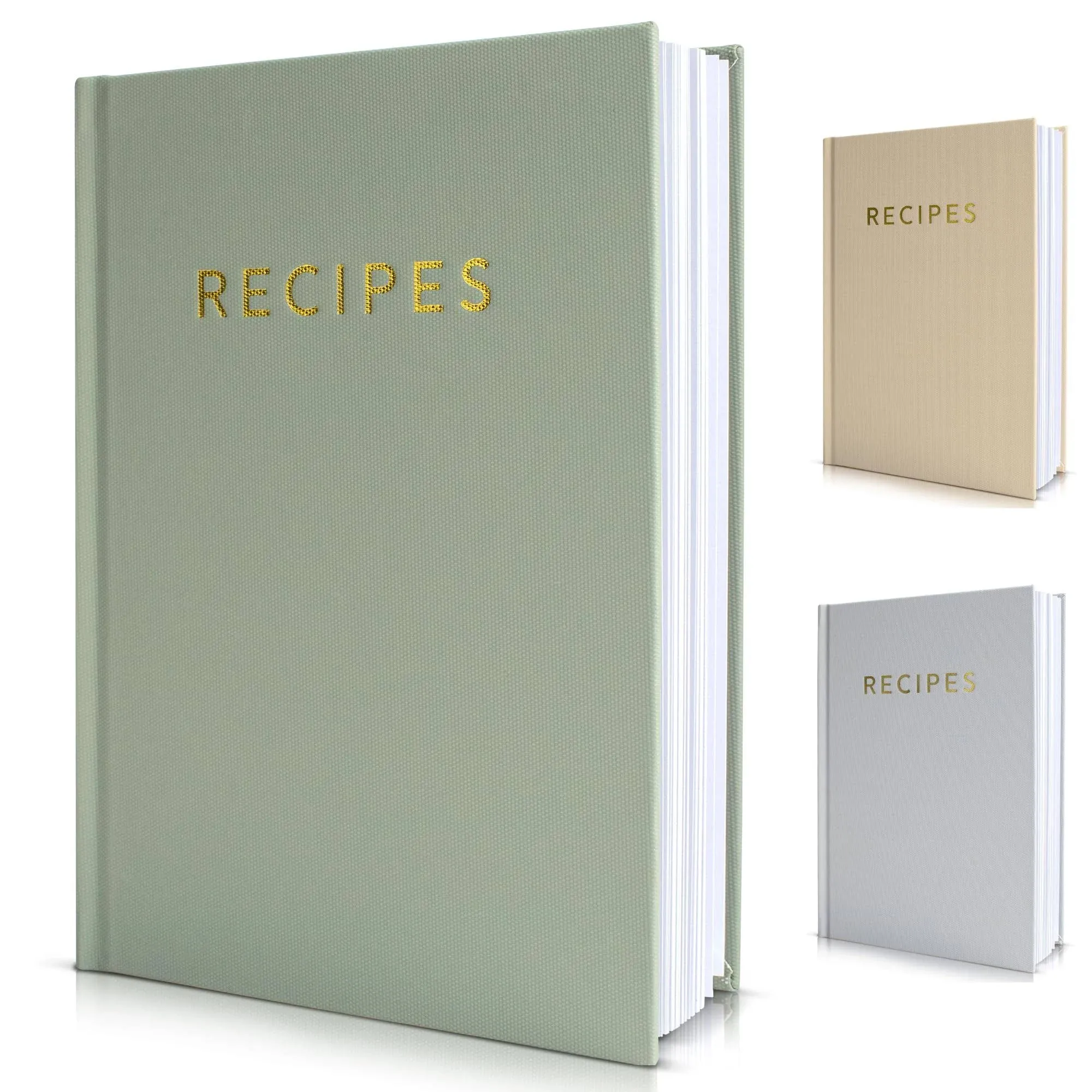 Aesthetic Blank Recipe Book with Waterproof Cover - The Perfect Recipe Notebook ...