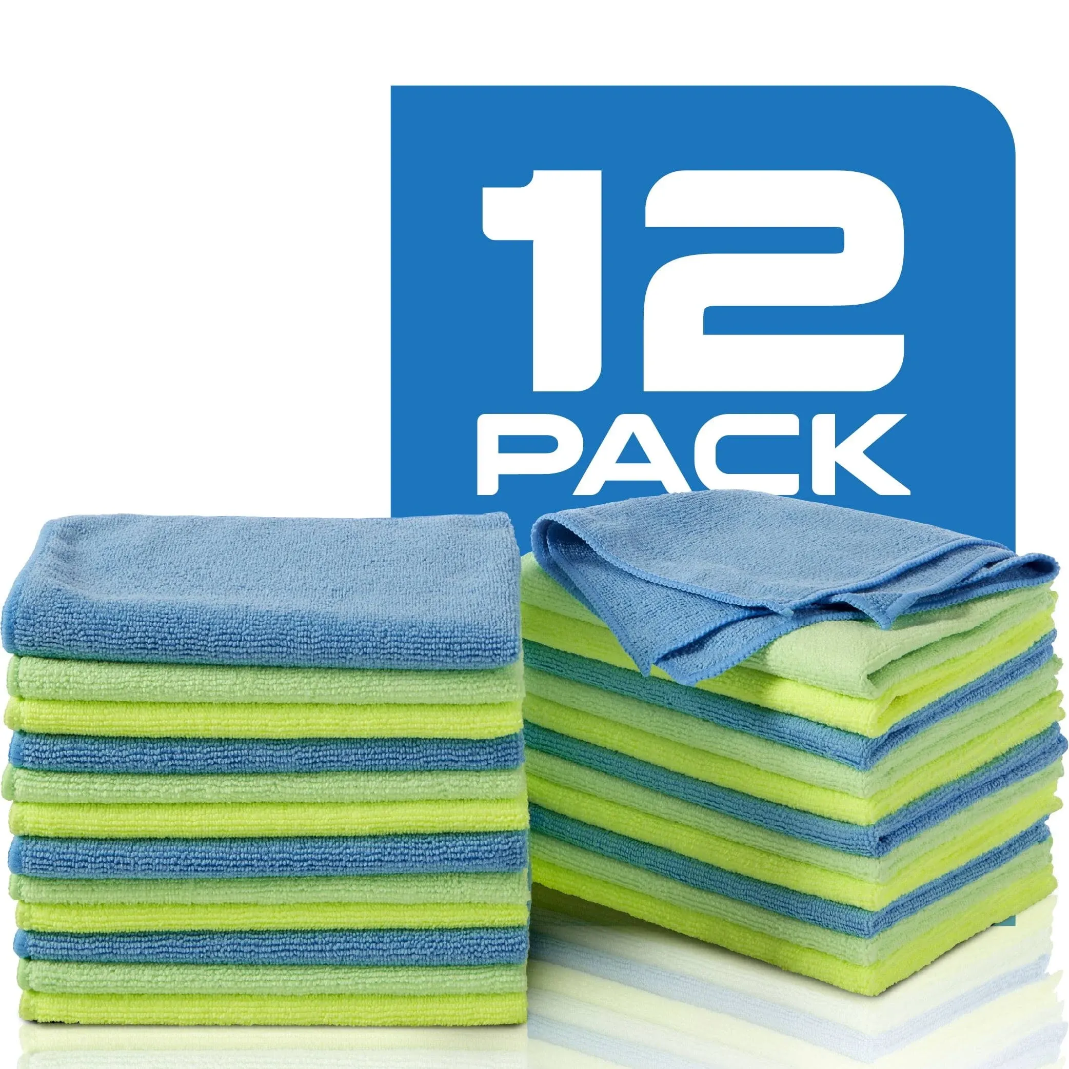 Zwipes Microfiber Cleaning Cloths, Assorted - 48 pack