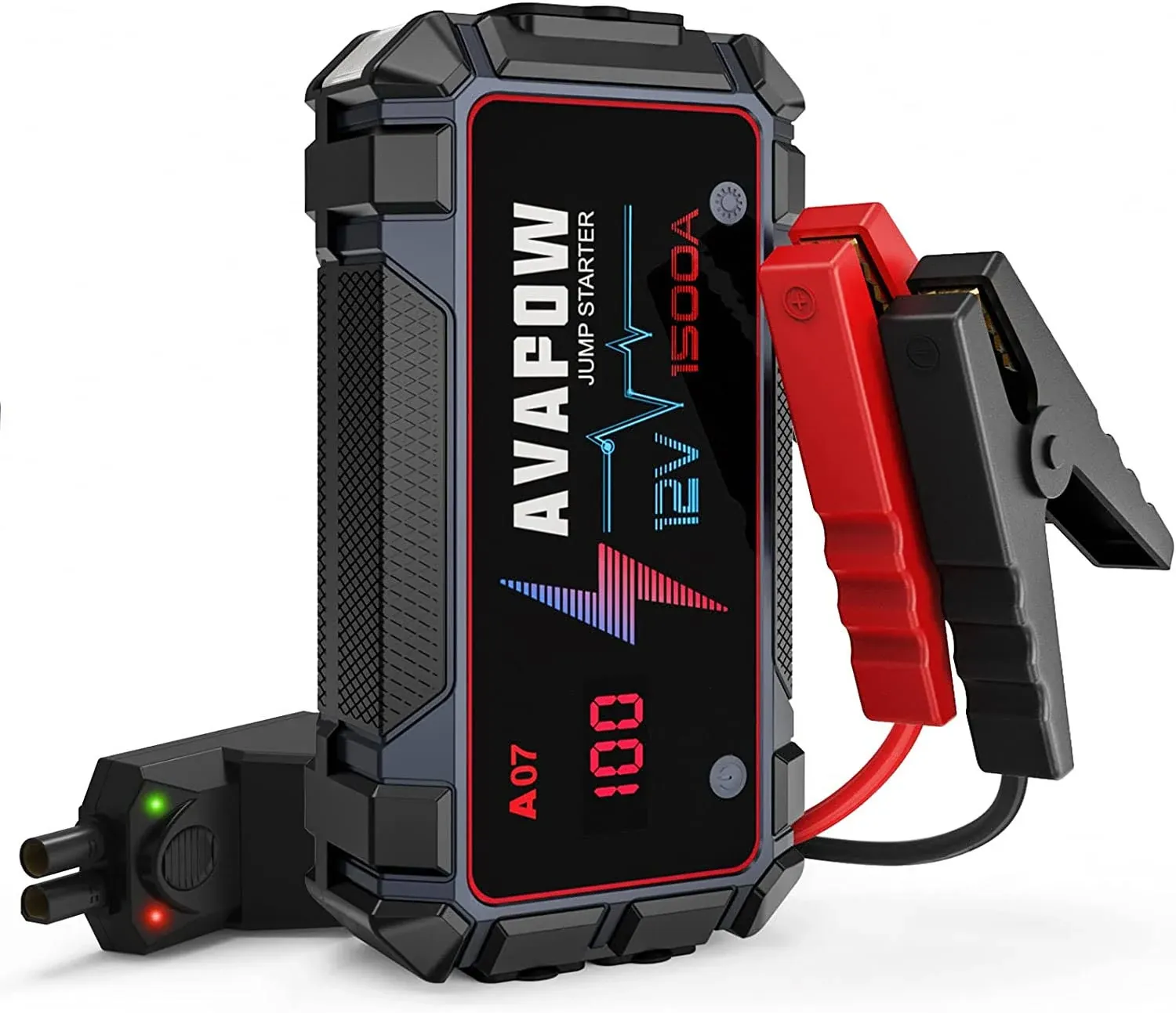 AVAPOW Car Jump Starter, 1500A Peak 12800mAh Battery Starter (Up to 6.0L GAS and ...