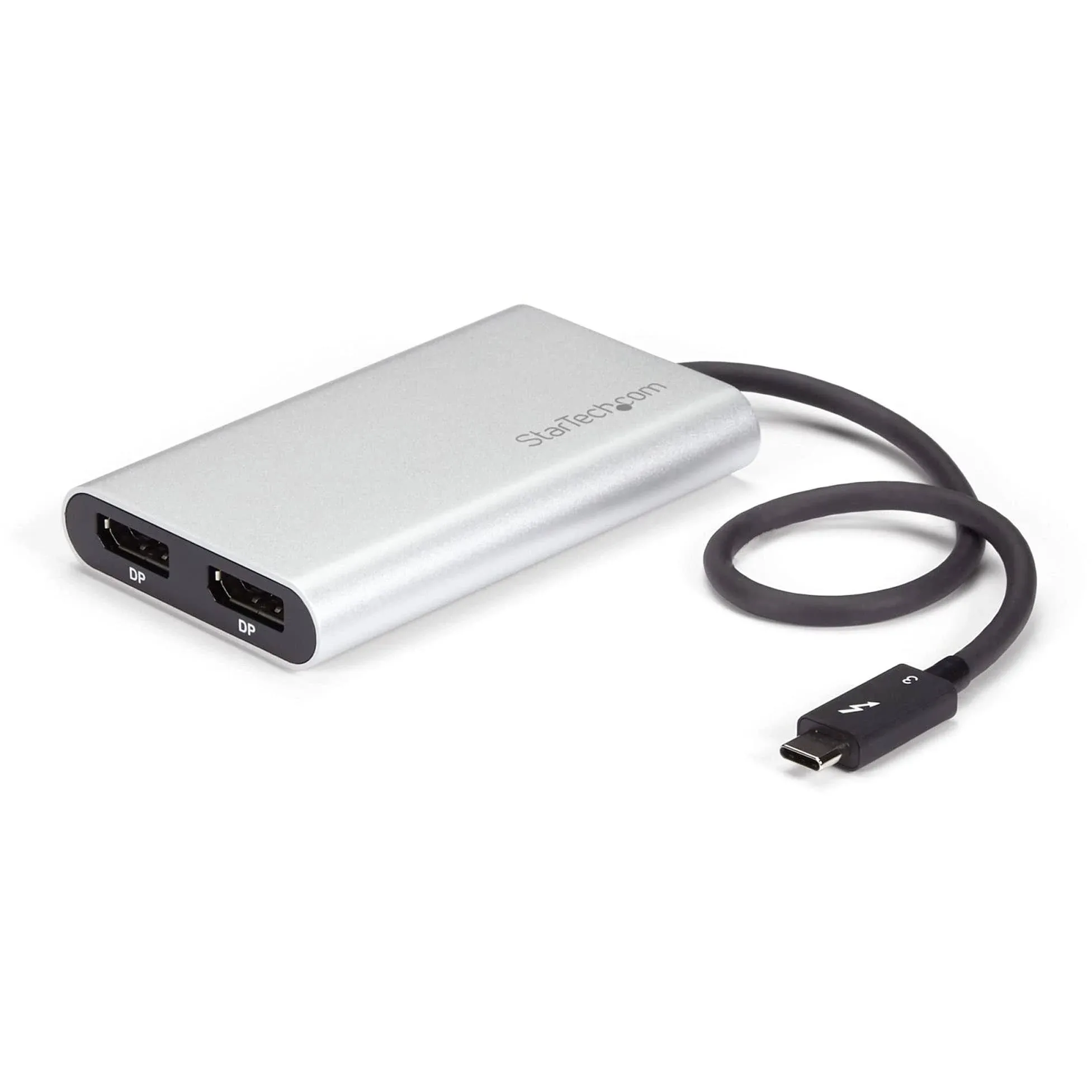 StarTech.com Thunderbolt 3 To Dual DisplayPort Adapter - 4K 60Hz