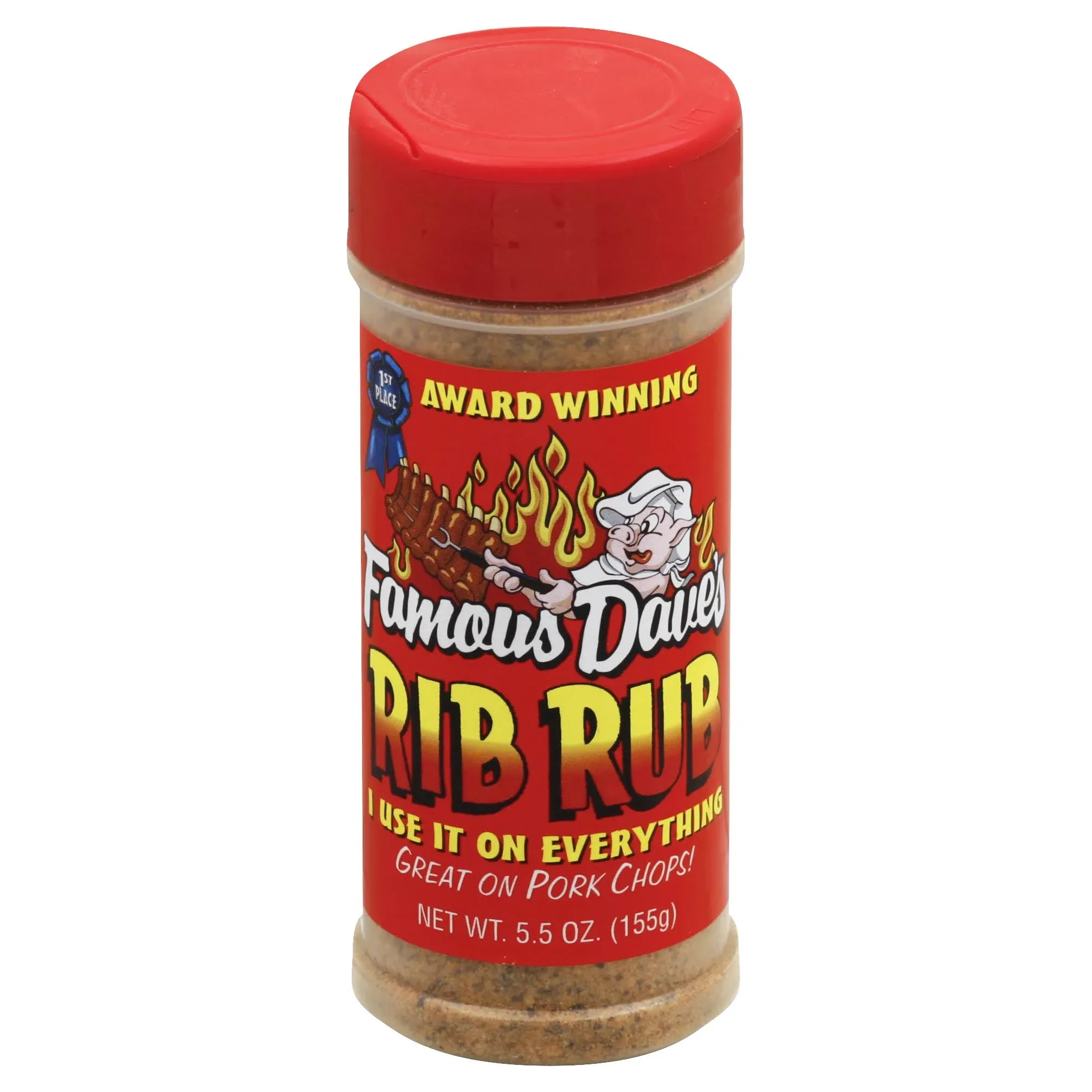 Famous Dave's Seasoning, Rib Rub - 5.5 oz