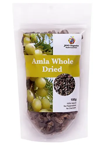 Jioo Organics Whole Amla Sun-Dried Indian Gooseberry Pack