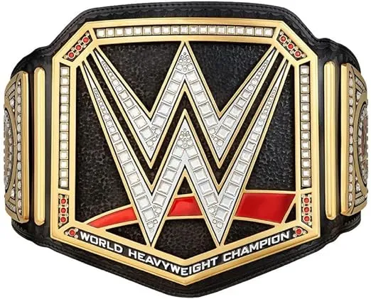 World Heavyweight Wrestling Championship Replica Title Belt, Authentic Wear Universal Championship Belt - One Size