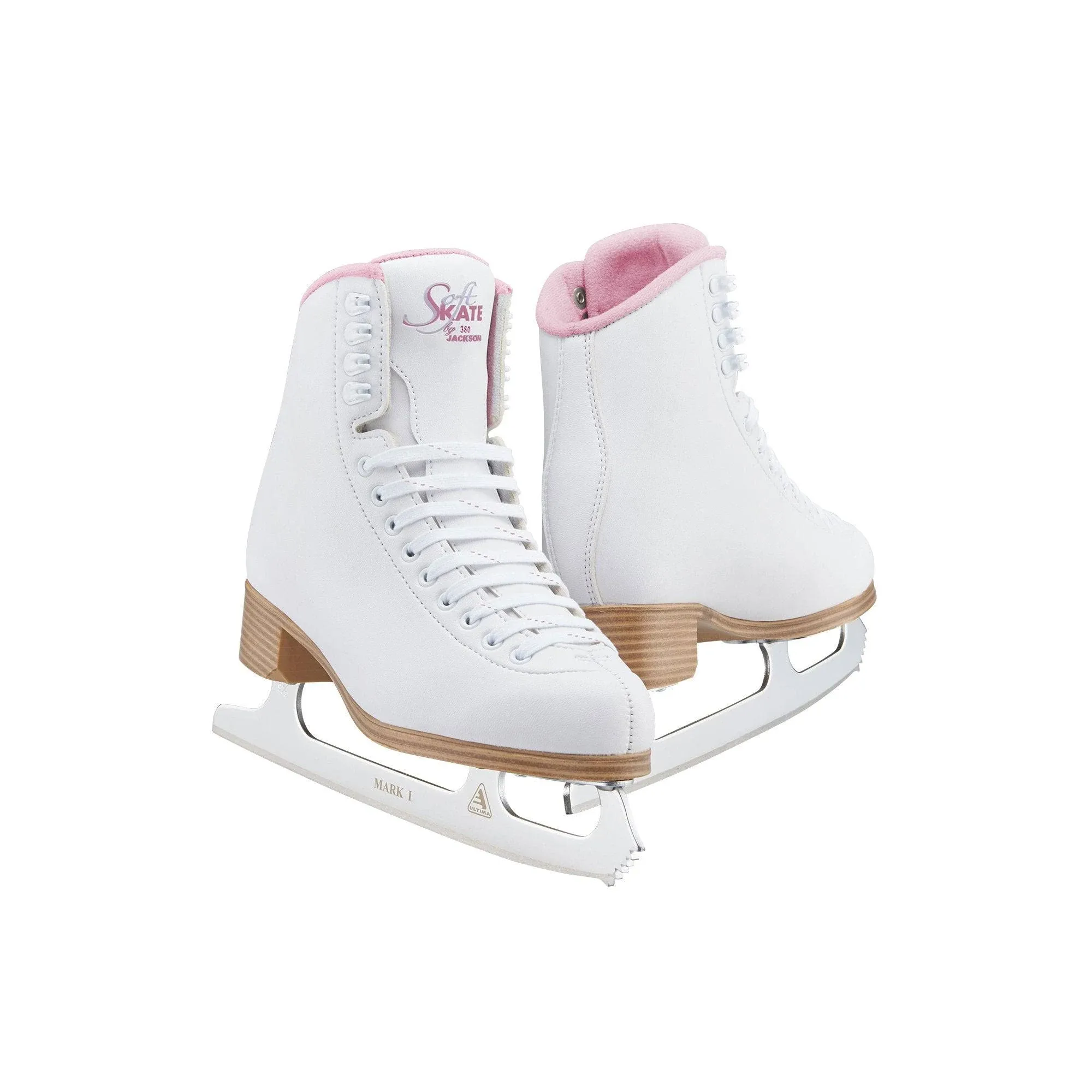 Jackson Classic Pink SoftSkate 380 Womens/Girls Ice Figure Skates - Girls Siz...