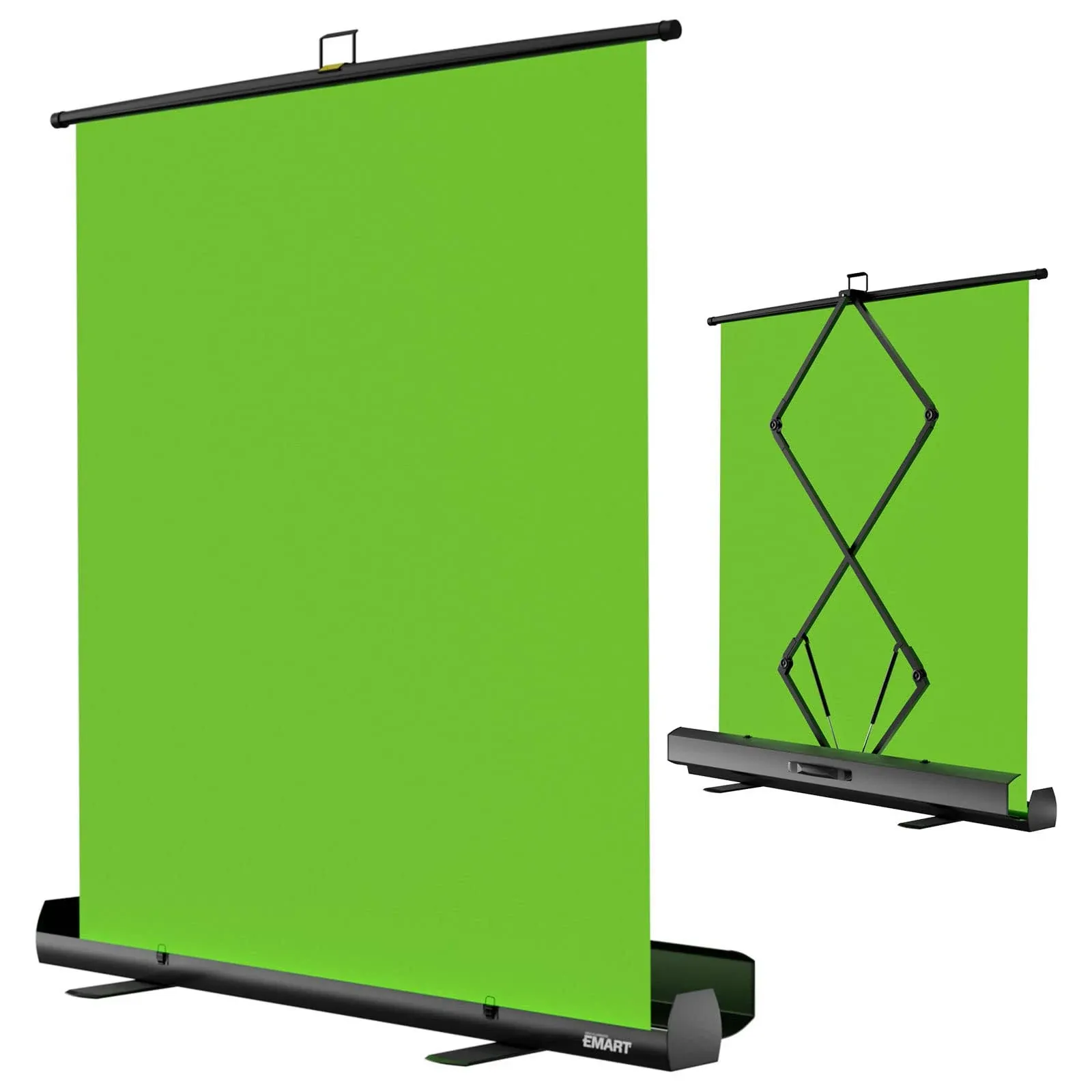 Upgrate EMART Green Screen, 61 X 72In Collapsible Chroma Key Panel for Backgroun