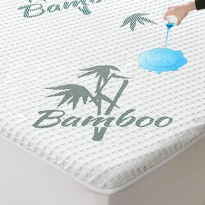 Lunsing Mattress Protector Waterproof Breathable Noiseless Mattress