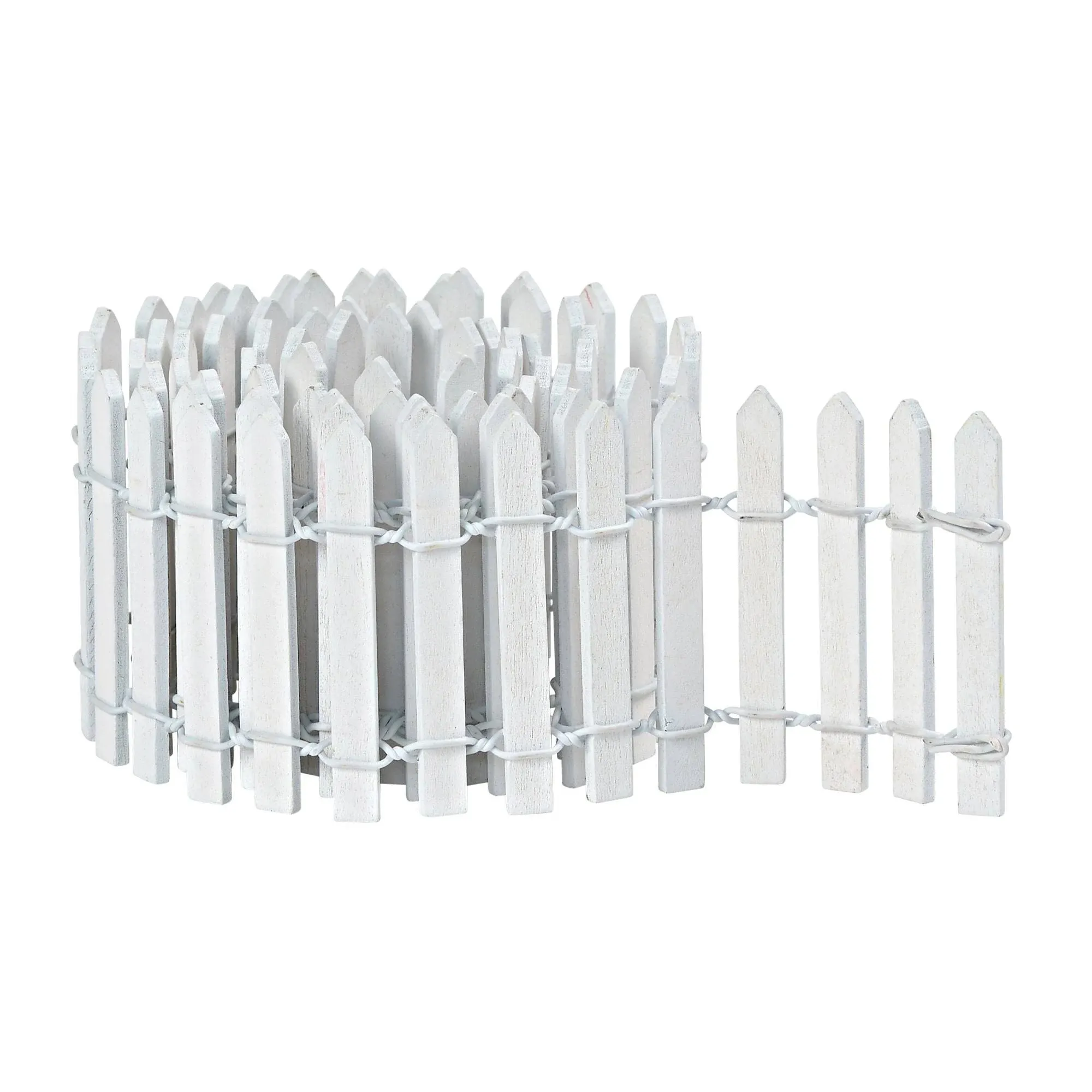 Dept 56 Village Snow Fence White #52657 36”Long X 2”High New. Set Of 2