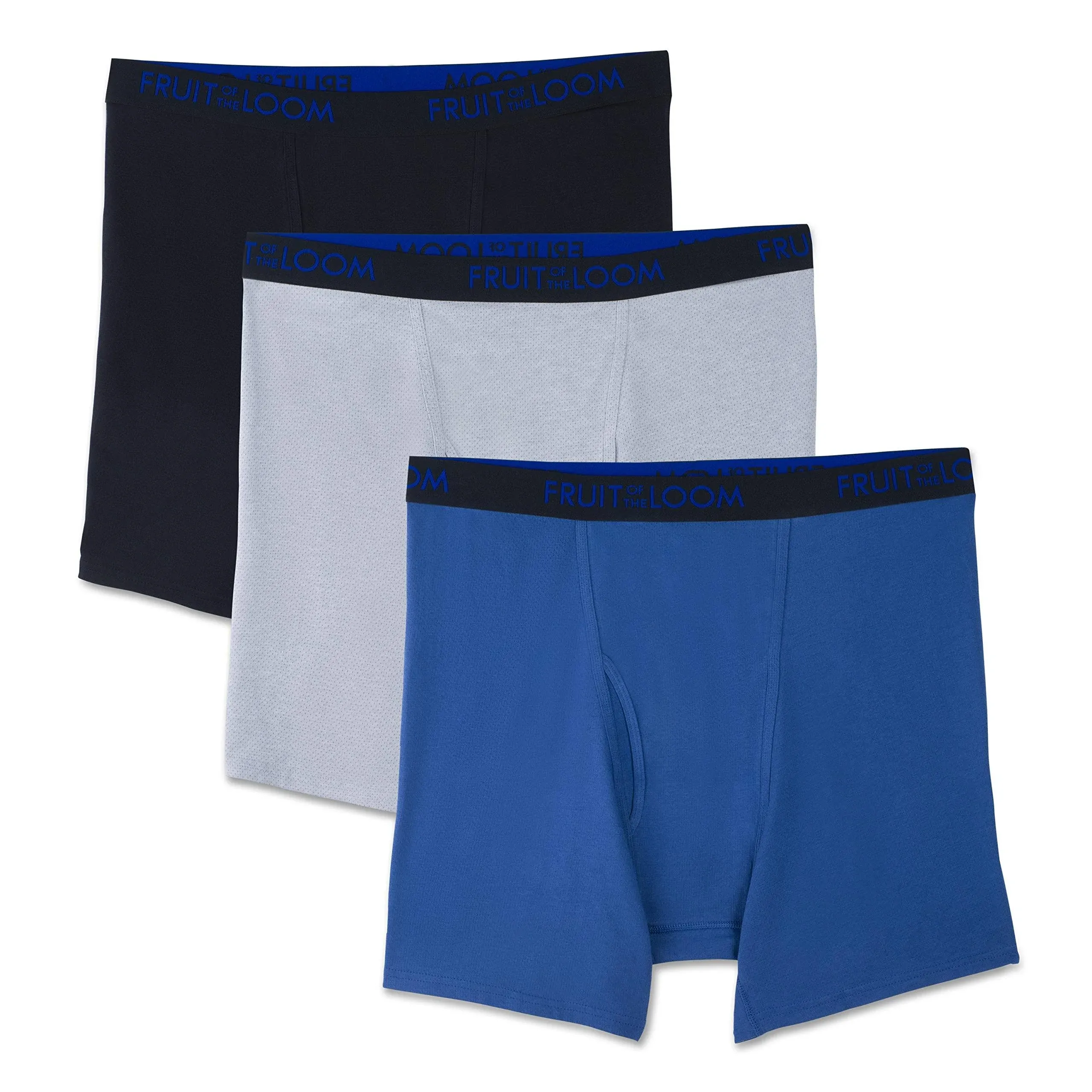 Fruit of the Loom Men's Premium Breathable Boxer Briefs (Regular & Big Man)