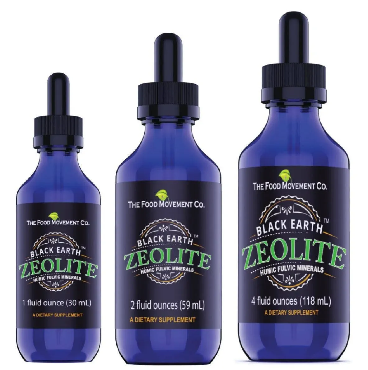 The Food Movement Black Earth Zeolite, 1 oz.