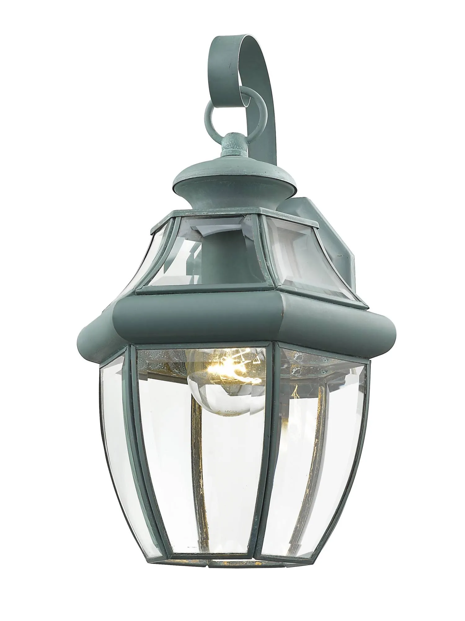 Livex Lighting Monterey Collection 1 Light AB Outdoor Wall Lantern in Antique Brass 2151-01