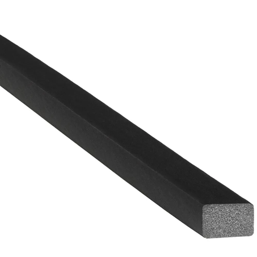 Rubber Seal, Rectangle, 0.75"W x 25 ft.