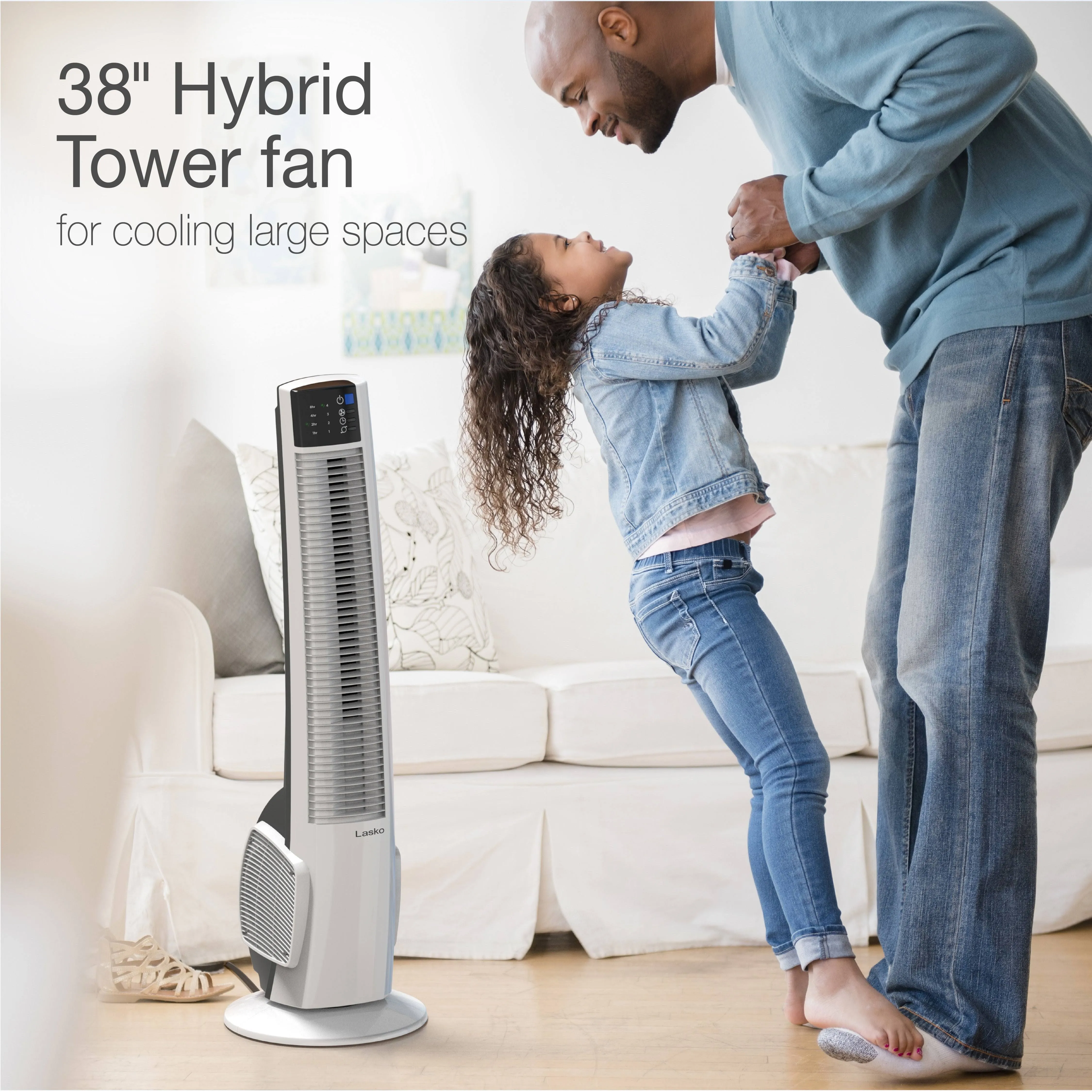 Lasko Oscillating Hybrid Tower Fan - T38400