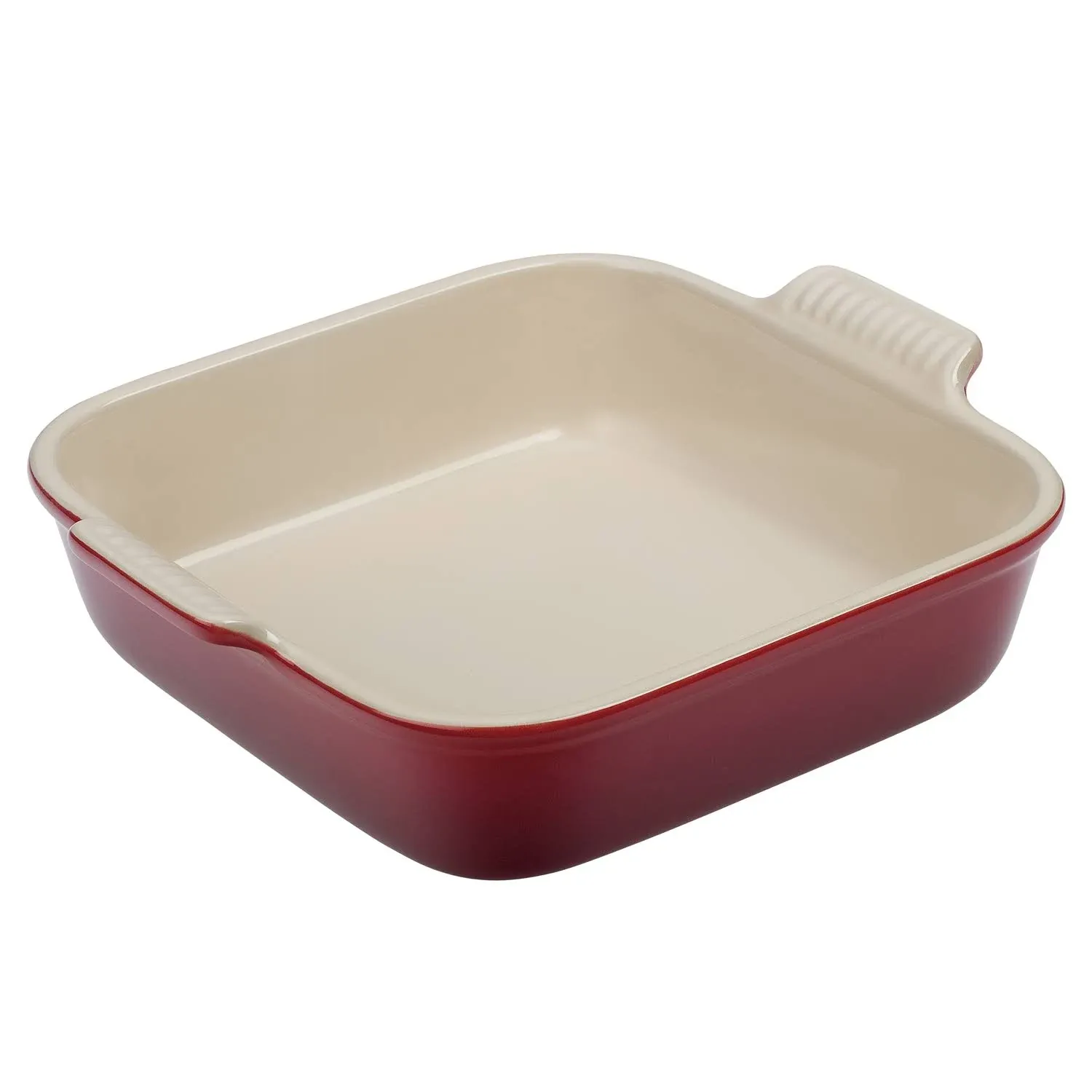 Le Creuset Stoneware Heritage Square Dish, 3 qt. (9"), White