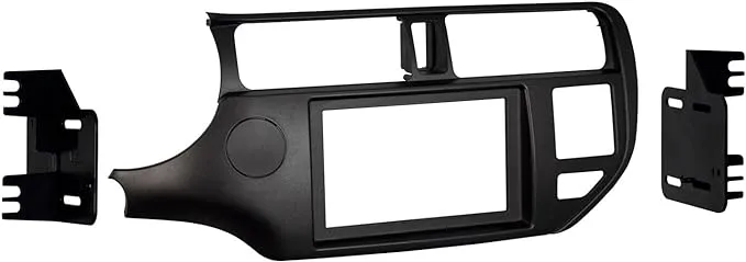 Metra 95-7353CH Double DIN Dash Kit for Select 2012-Up Kia Rio Vehicles (Black)