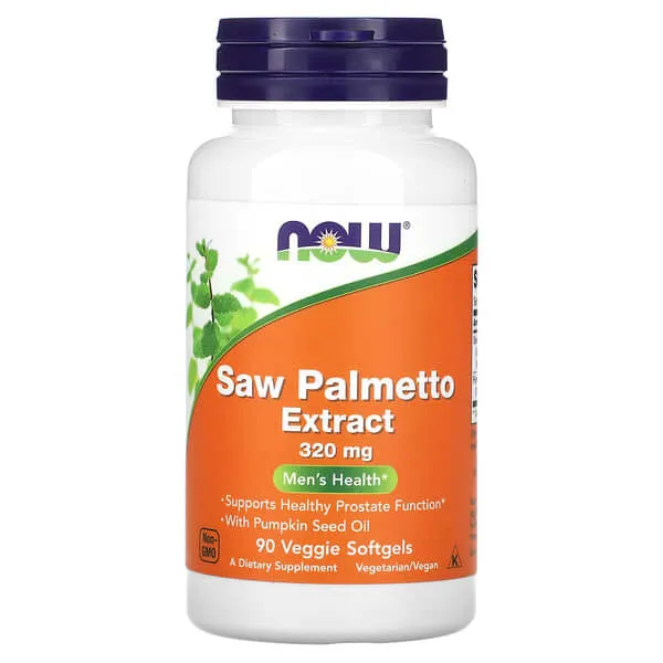 Now Foods Saw Palmetto Extract 320 mg (90 Softgels)