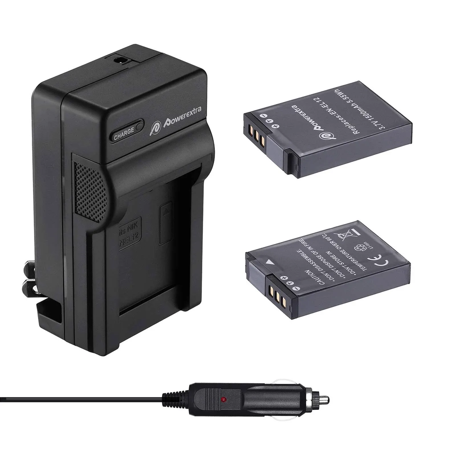 EN-EL12 Battery / Charger Kits for Nikon Coolpix S6000 S6100 S6200 S6300 S8000