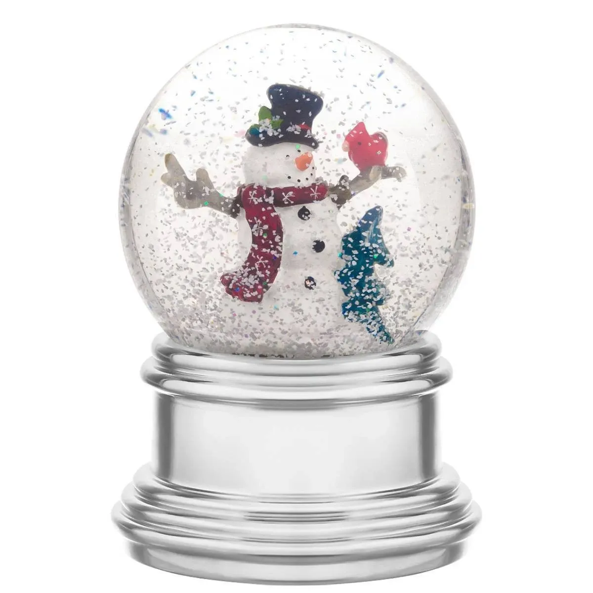 Haute Decor Snowburst Animated Snowman Snow Globe