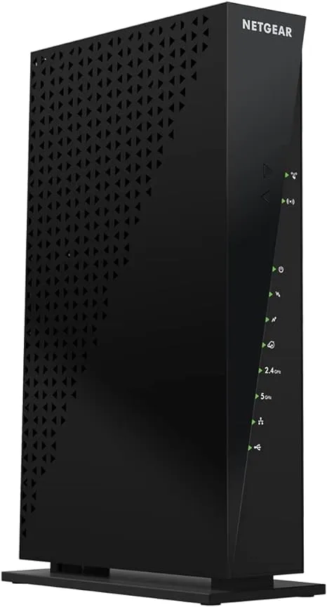 NETGEAR Cable Modem WiFi Router Combo C6300 | Compatible with Providers Xfinity by Comcast, Spectrum, Cox | Plans Up to 400Mbps | AC1750 WiFi Speed | DOCSIS 3.0.