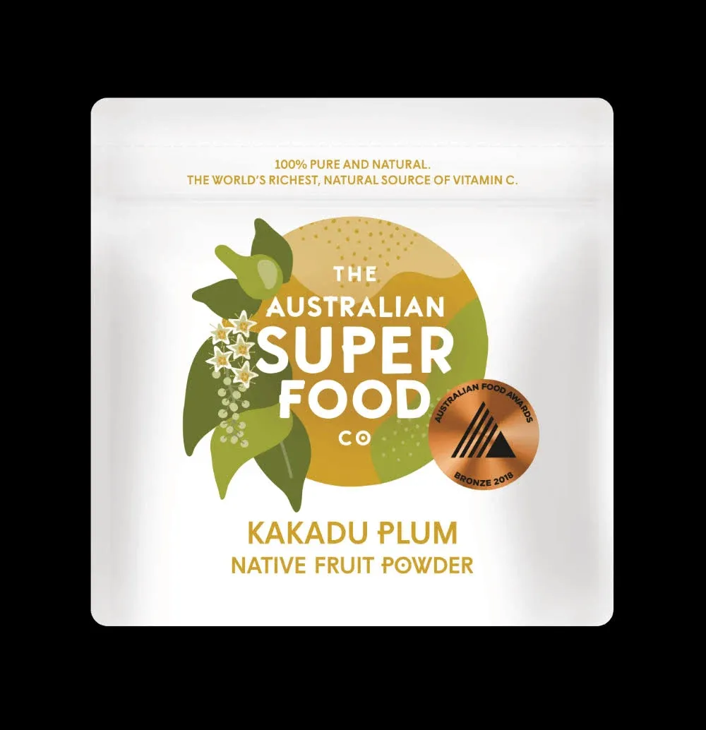 Kakadu Plum Freeze Dried Powder | 100 Percent Natural no Added Sugar | the World’s Richest Natural Source of Vitamin C by the Australian Superfood Co | 80 Gram