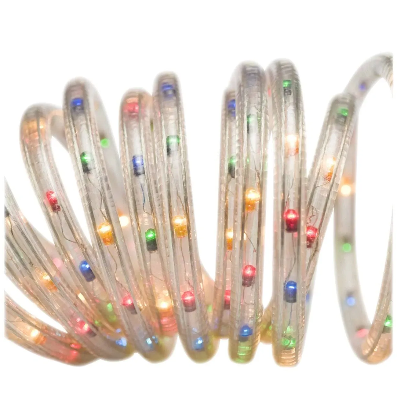 Brite Star 18 Foot Clear Rope Light Multicolor - Connectable for Indoor and Outdoor Decor - Perfect for Christmas Decorations, Bedroom, Party, Patio, Deck Lighting - Waterproof Outdoor Lighting