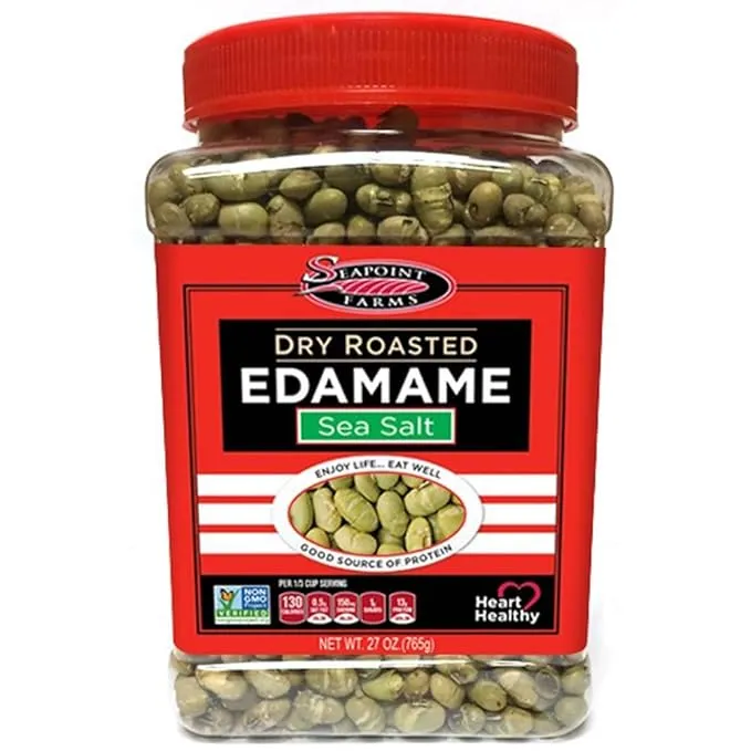 Seapoint FARMS: Edamame Dry Roasted Sea Salt, 4 oz