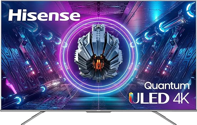 Hisense ULED Premium 65U7G QLED Series 65-inch Android 4K Smart TV with Alexa Compatibility, 1000-nit HDR10+, Dolby Vision & Atmos, 120Hz, HDMI 2.1, Game Mode Pro