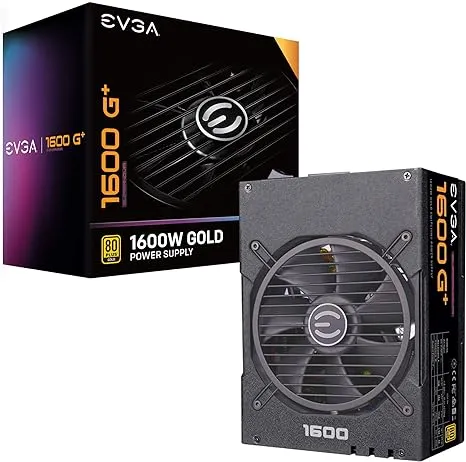 EVGA SuperNOVA 1600 G+ 1600W 80 Plus Gold Fully Modular ATX Power Supply