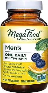 MegaFood, Men’s One Daily Multivitamin, 30 Tablets