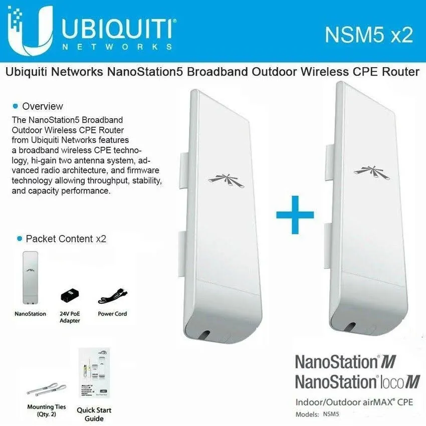 Ubiquiti Loco M5 Bridge Kit