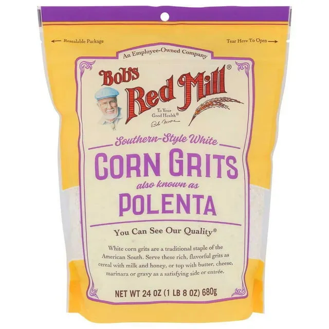 Bob's Red Mill Corn Grits / Polenta, 24 Ounce (Pack of 4)