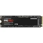 SAMSUNG 990 PRO SSD 4TB PCIe 4.0 M.2 2280 Interne Solid State Harde Schijf, Seq. Leessnelheden tot 7.450 MB/s voor High End Computing, Gaming en Heavy Duty Workstations, MZ-V9P4T0B/AM